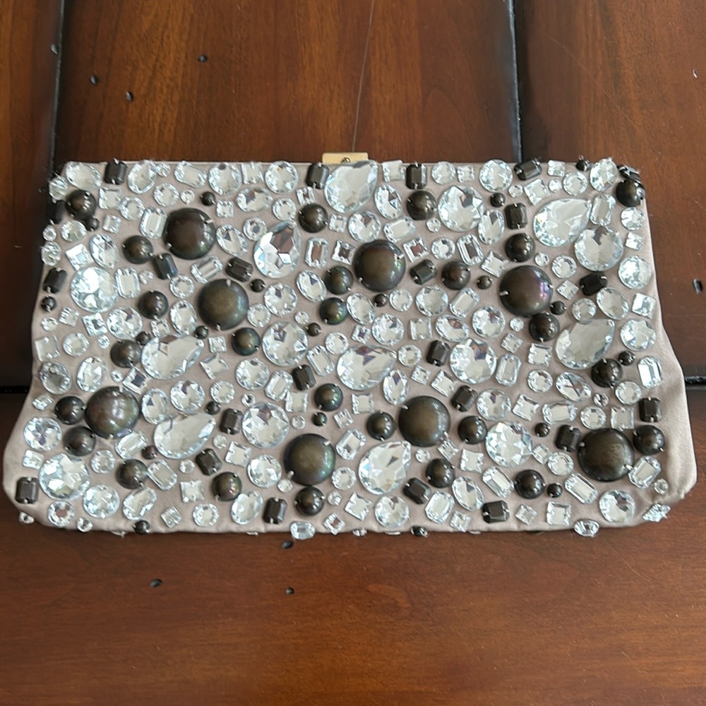 JCrew Collection Rhinestone Evening Clutch